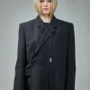 Ann Demeulemeester Ignatius Wrap Tailored Jacket - LABELS
