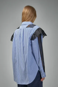 Frenken Ralf Ruffled Sliced Oversized Shirt - LABELS