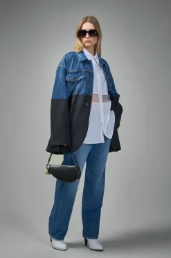 Frenken Slice Denim Blazer - LABELS