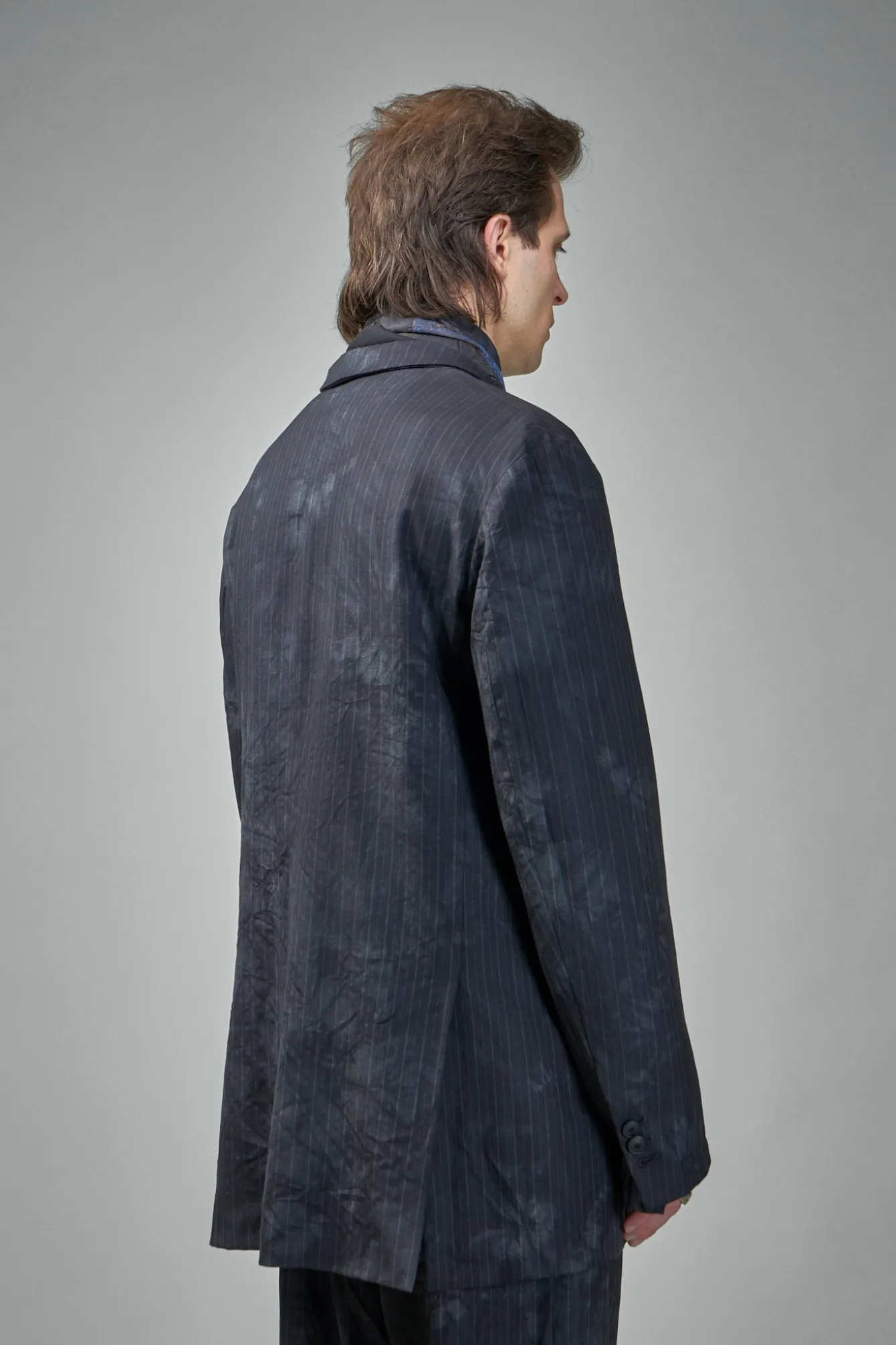 Geoffrey B. Small EV8J04 Handmade Single Breasted Coat Jacket With Patch Pockets - LABELS
