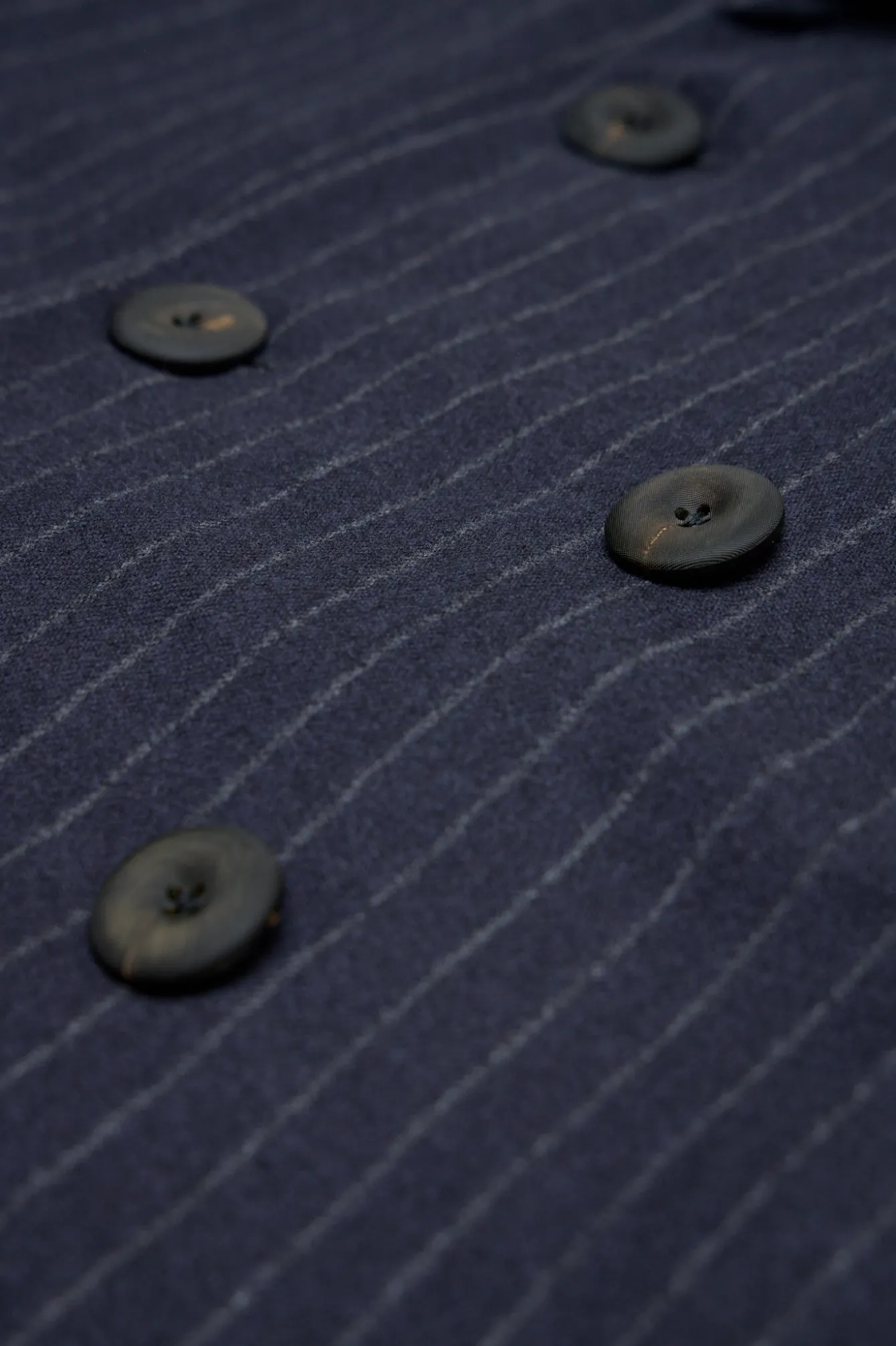 Geoffrey B. Small EV8J10 Handmade Elongated Double-Breasted, 6 Buttons, Double Vent Tailored Jacket - LABELS