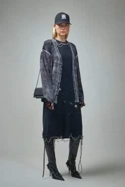 R13 Elongated Tshirt Dress W/ Chains - LABELS