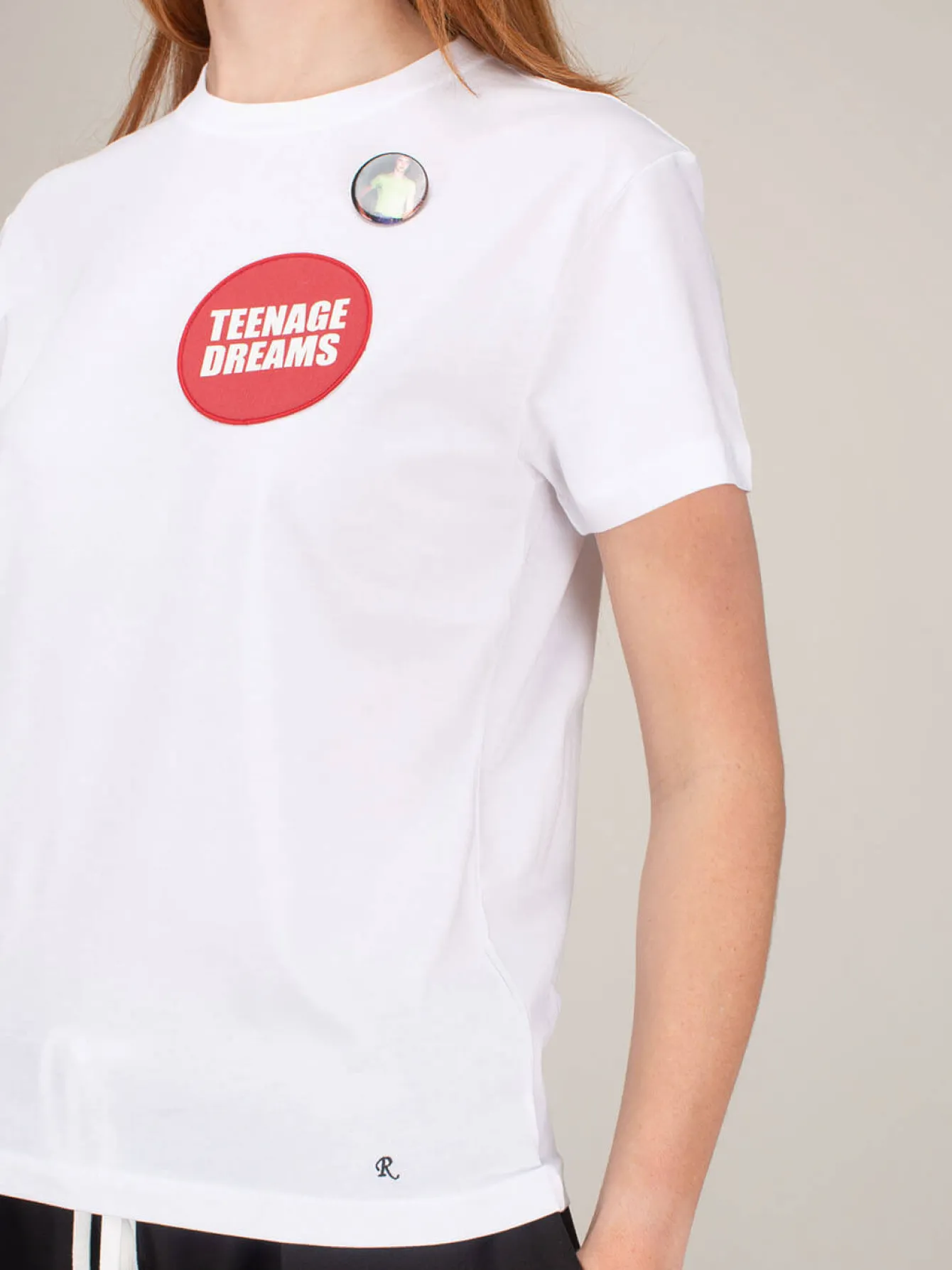 Raf Simons Teenage Dreams Regular Fit Tee white - LABELS