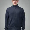 Stone Island Compass Patch Zip-Up Cardigan - LABELS
