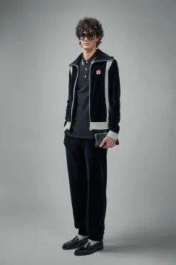 Valentino Cotton Piqué Polo Shirt with V-Logo Patch - LABELS