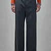 Valentino Wool Gabardine Pants with Turn-Ups - LABELS